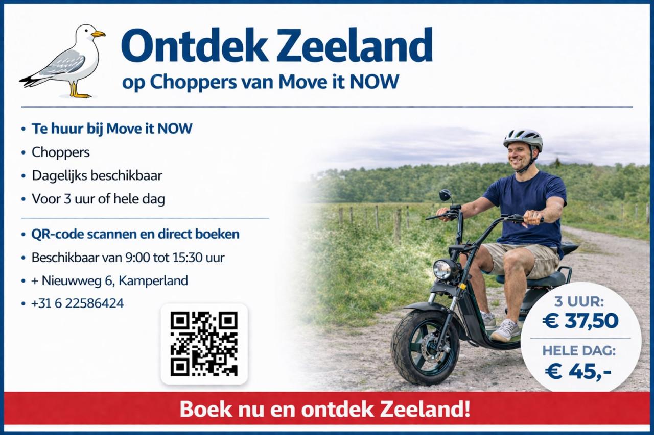 Dagje chopper Perfect voor gezinnen, vriendengroepen  en koppels