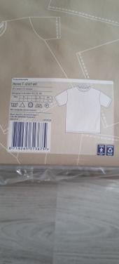 32 witte heren t shirts maat XL nieuw in verpakking