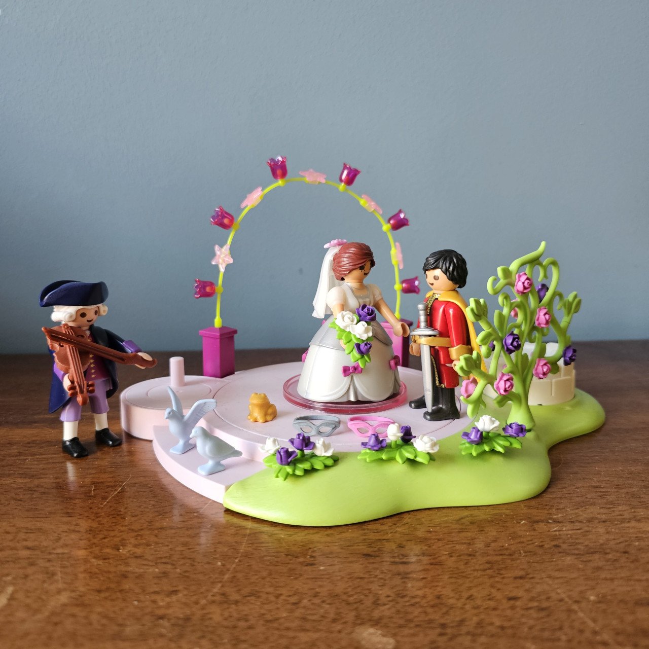 Playmobil dansende prins en prinses gemaskerd bal
