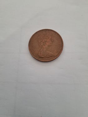 2 pence elizabeth 2  1971 en 1980 zeldzaam