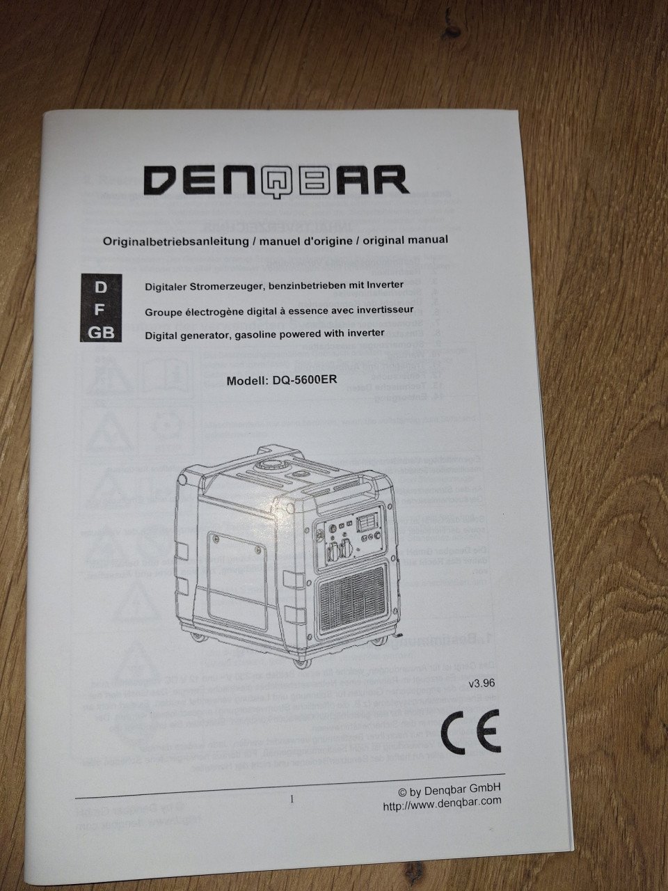 Aggregaat 5.6Kw 230 Volt met afstandsbediening