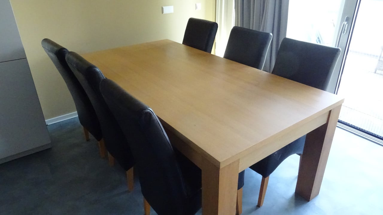 Eethoek +6 stoelen