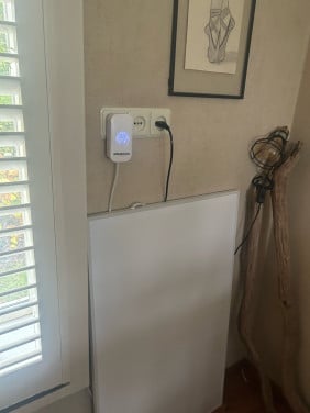 Konighaus Infrarood Verwarmingspaneel 600W met Thermostaatstekker . NU € 50