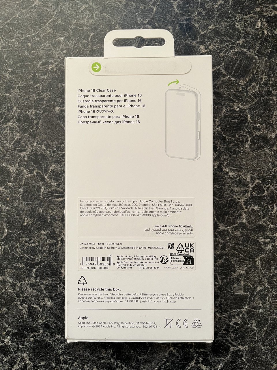 (Origineel) Doorzichtig hoesje met MagSafe voor iPhone 16 20€