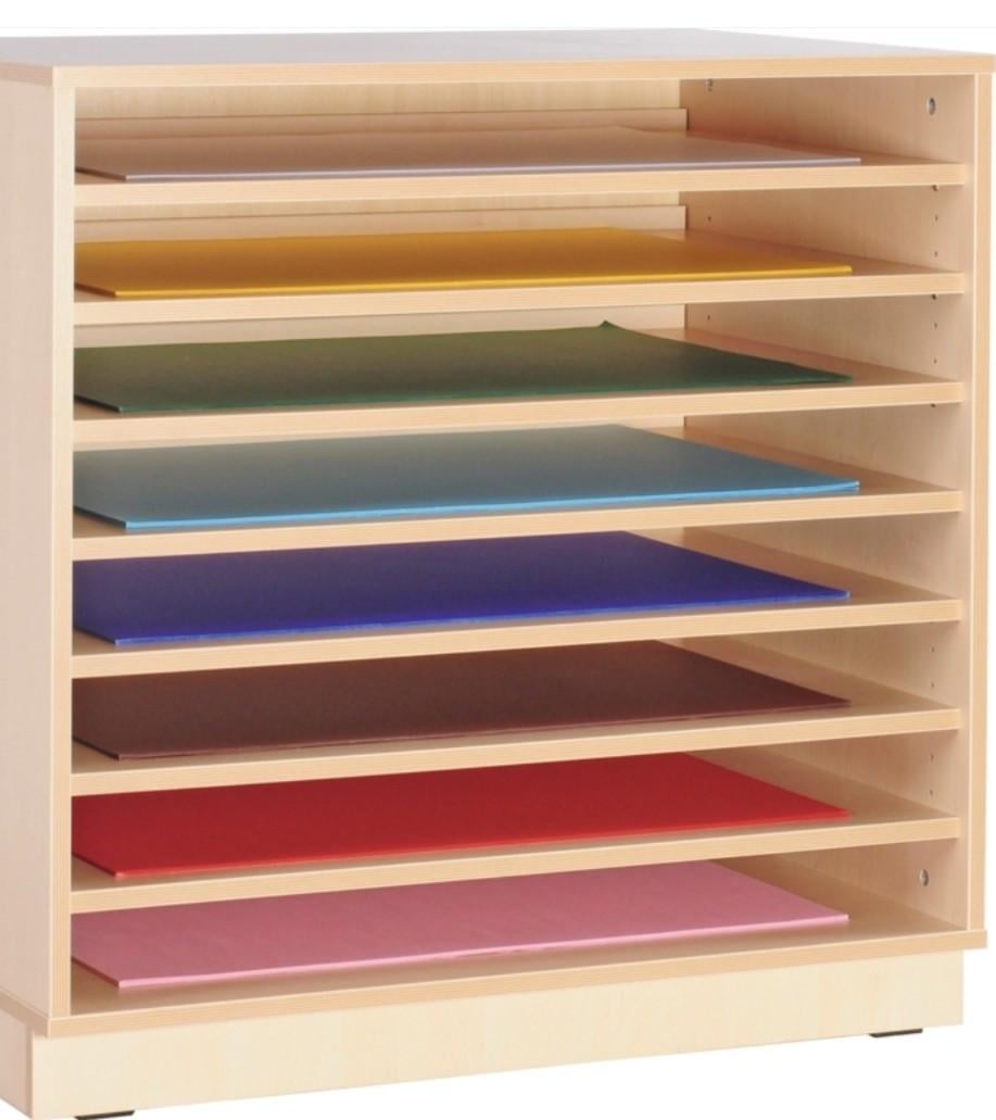 GEZOCHT papierladekast of open papierkast A1 of A2