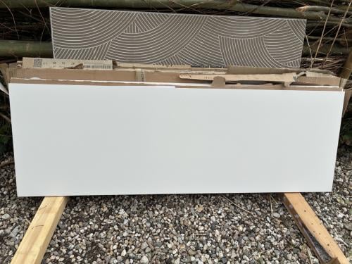 11 Wandtegels wit  40x120