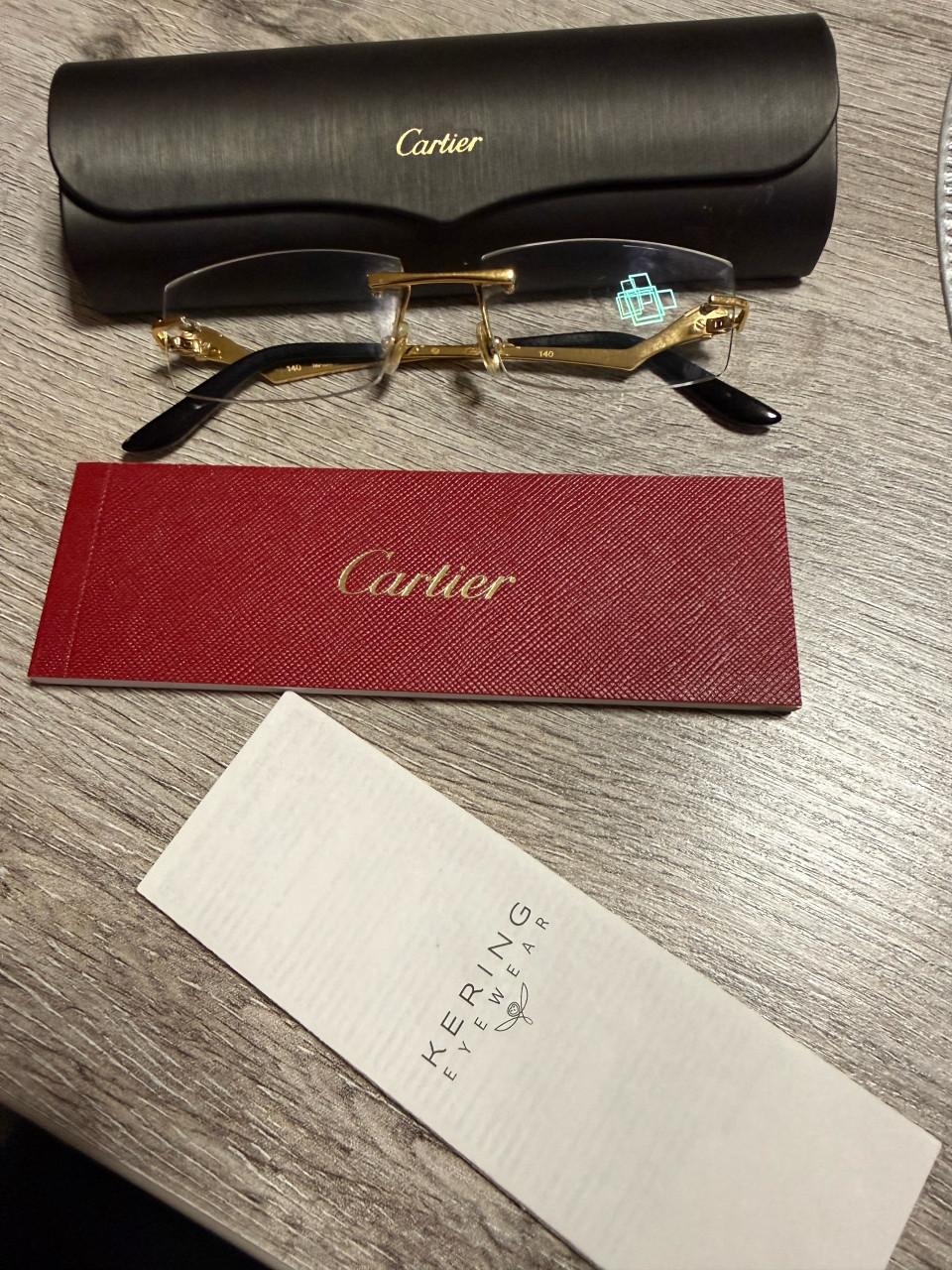 Cartier Bril CT0120O-001 - Gebruikt, goede staat