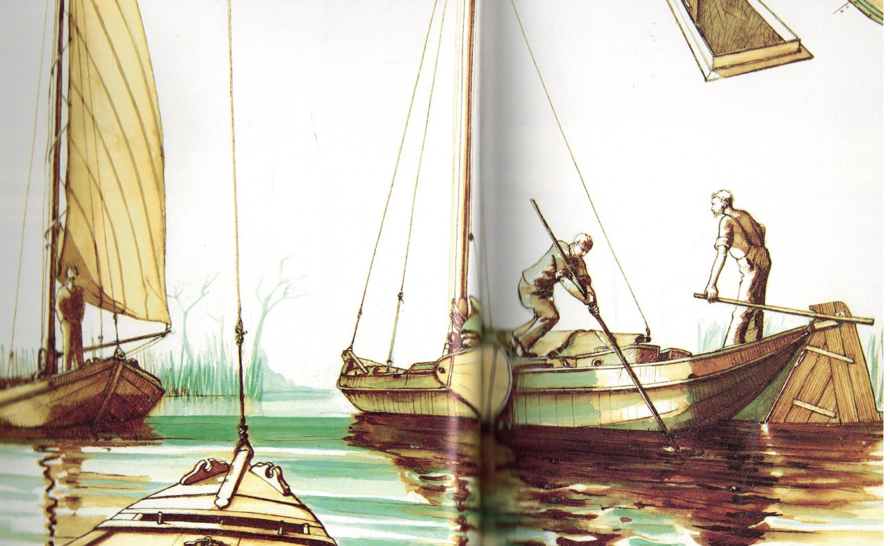 Ronde en Platbodems, schepen en jachten.