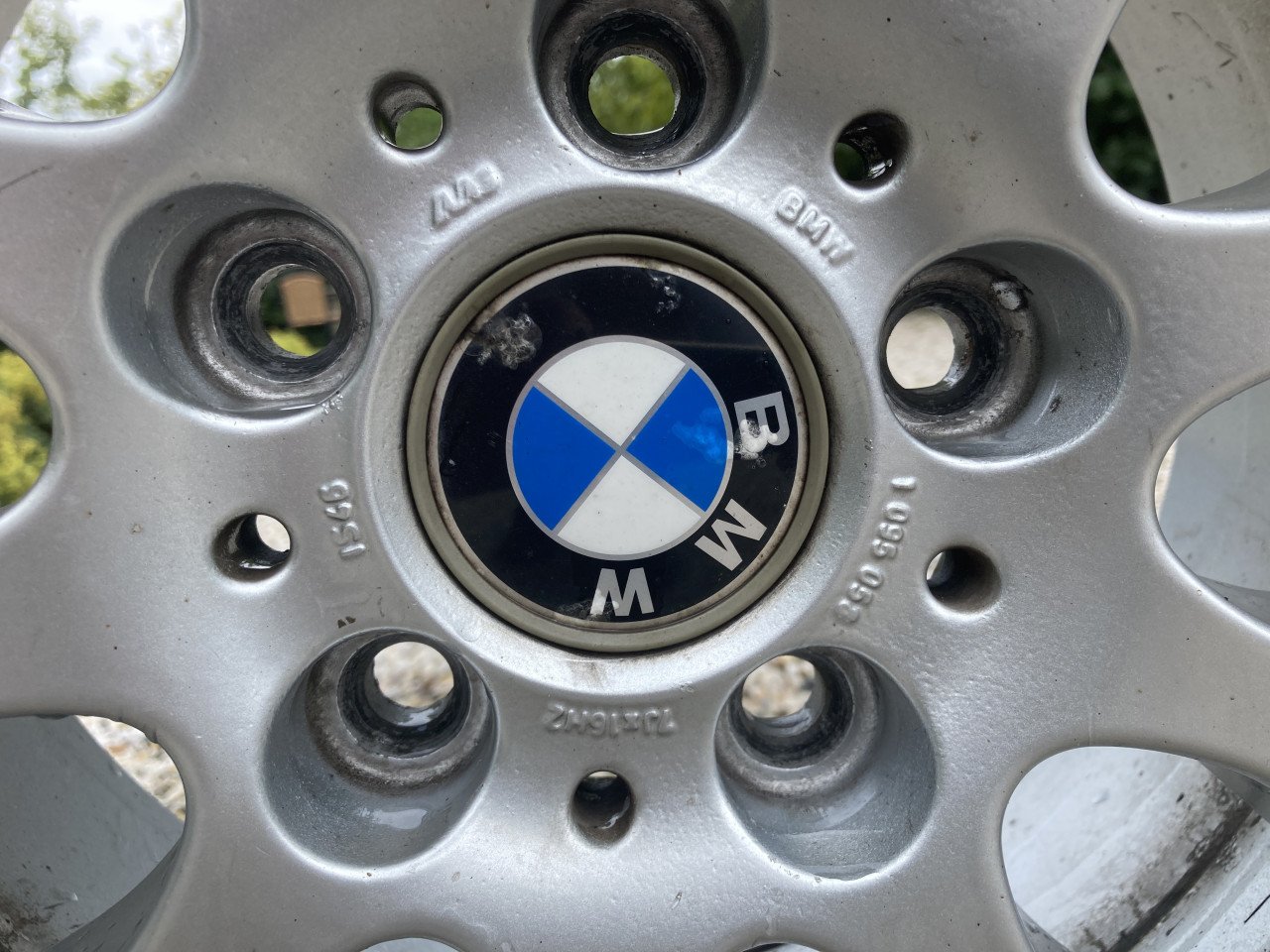 Originele BMW wielen style 42 met banden voor E36, E46 e.a.