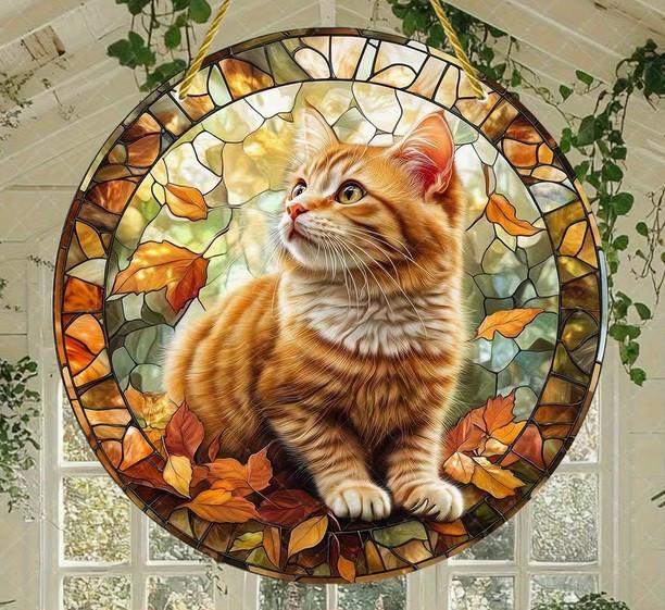 Raamhanger poes ( kleurrijk )