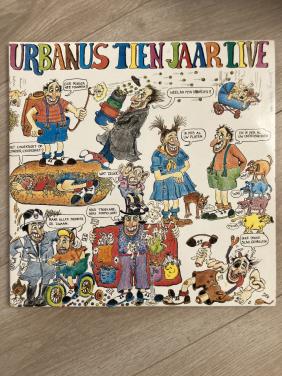 LP vinyl  -  Urbanus 10jaar live (1983)