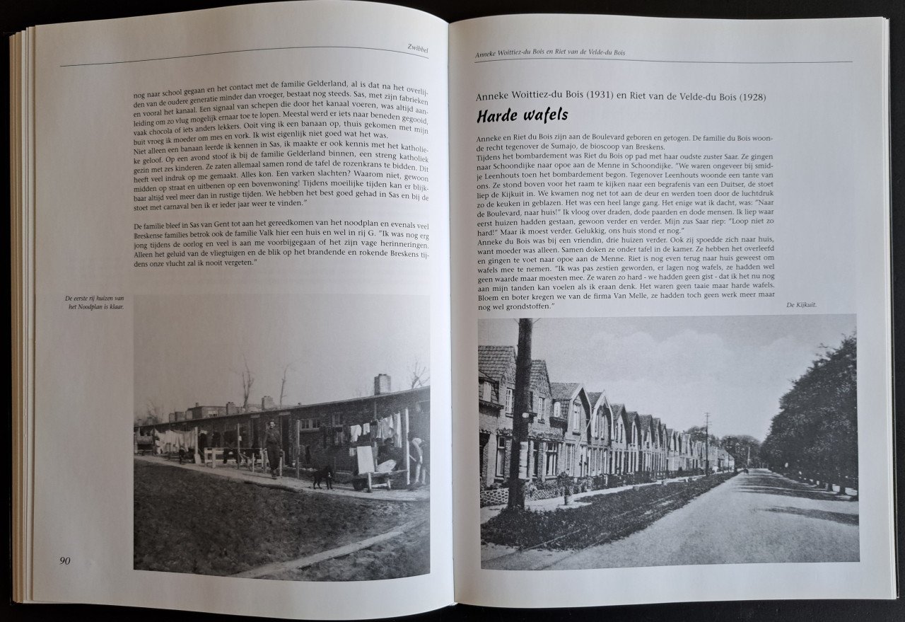 BRESKENS - Bressiaanders over de  2de WO - 11-9-1944  - Wilma Valk + Frans