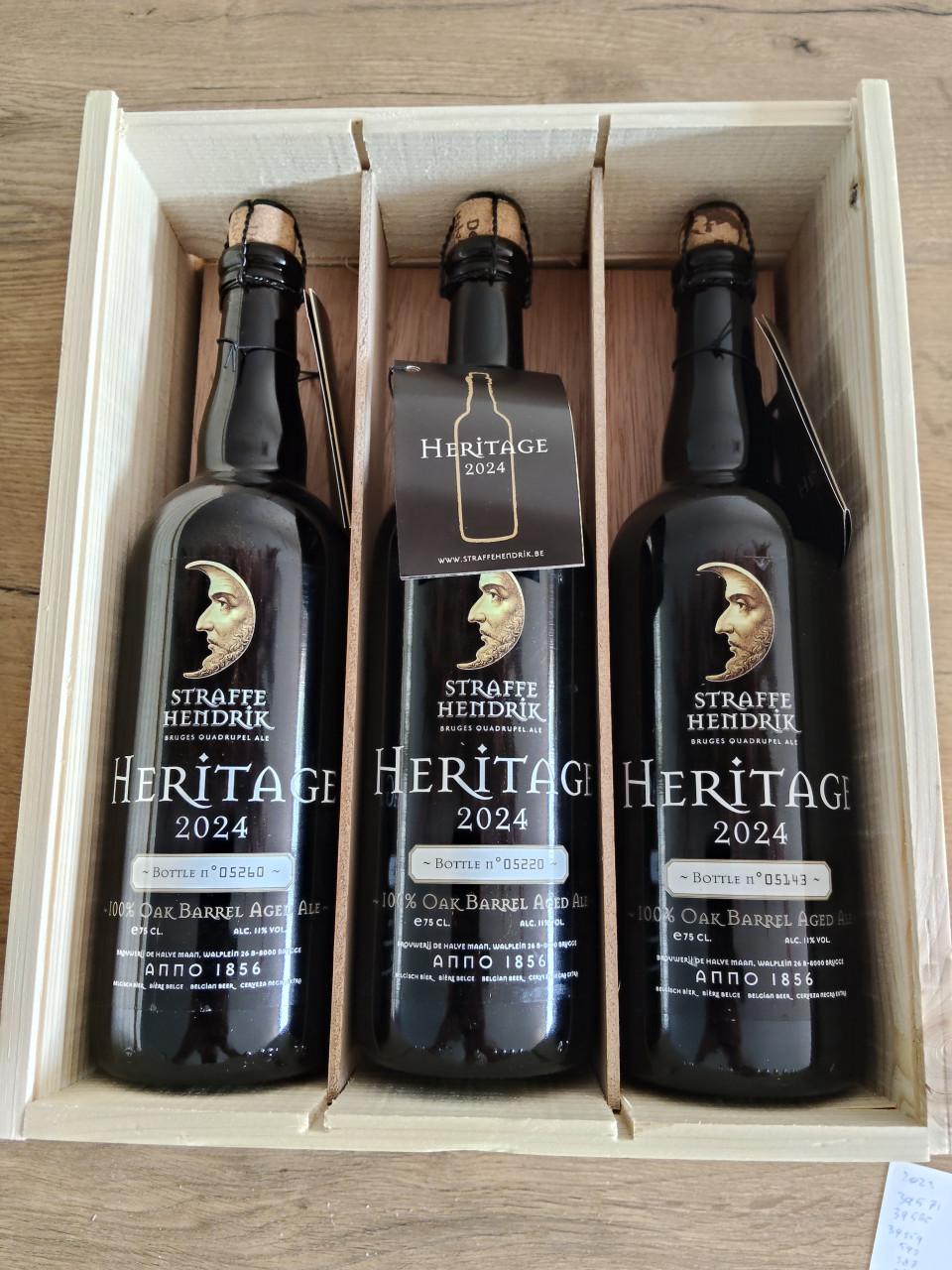 Straffe Hendrik Heritage 2024 Oak Barrel Aged set van 6 flessen in kistje