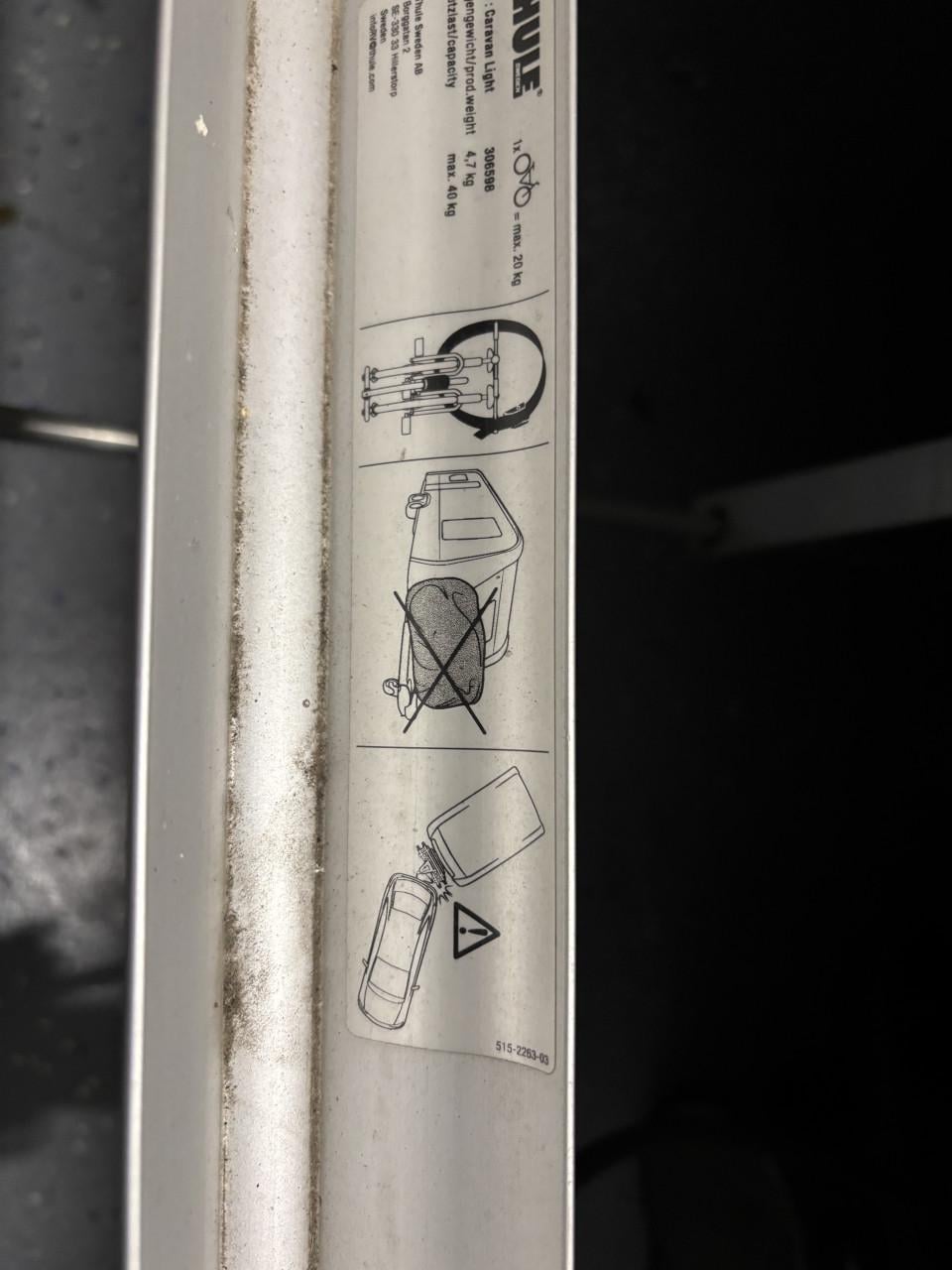 Thule fietsendrager voor op de dissel