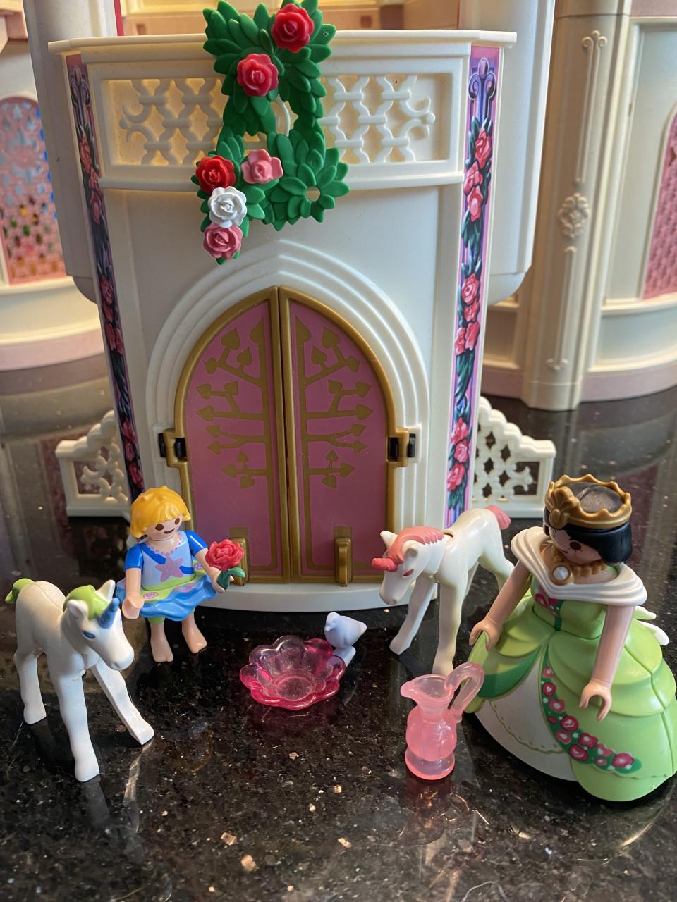 Playmobil elfje met eenhoorn en prinsessentoren