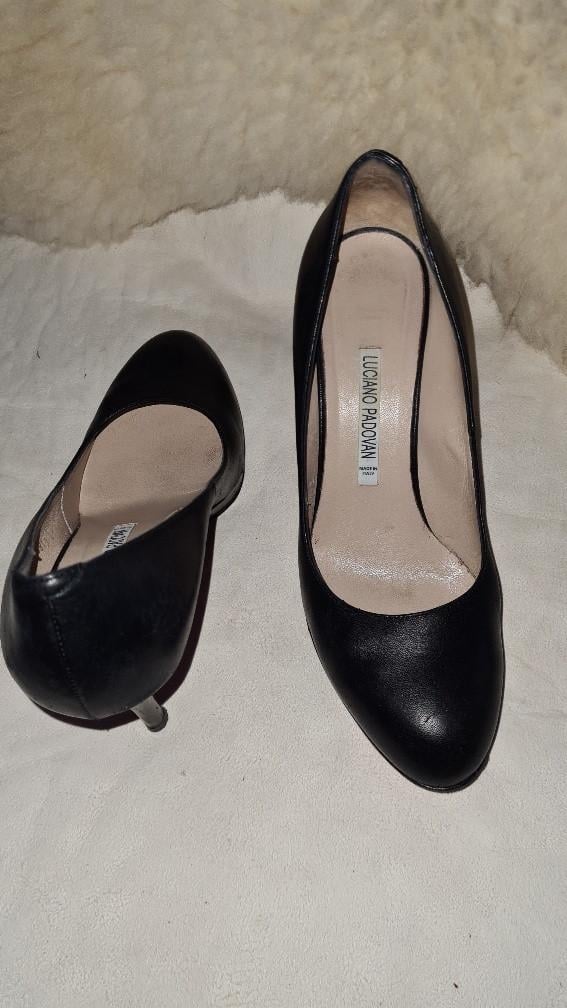 Luciano Padovan: Fraaie high heels zwart maat 41