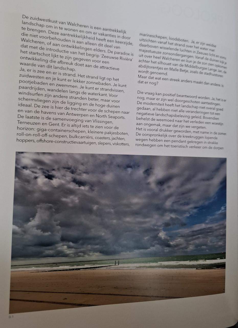 De Zeeuwse Rivièra, Actueel landschap in een zee van tijd. Door  Kees Bos