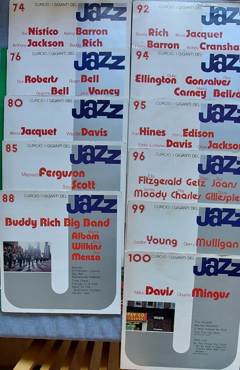 Oude Jazz Vinyl Curcio i giganti del jazz vinyl collectie