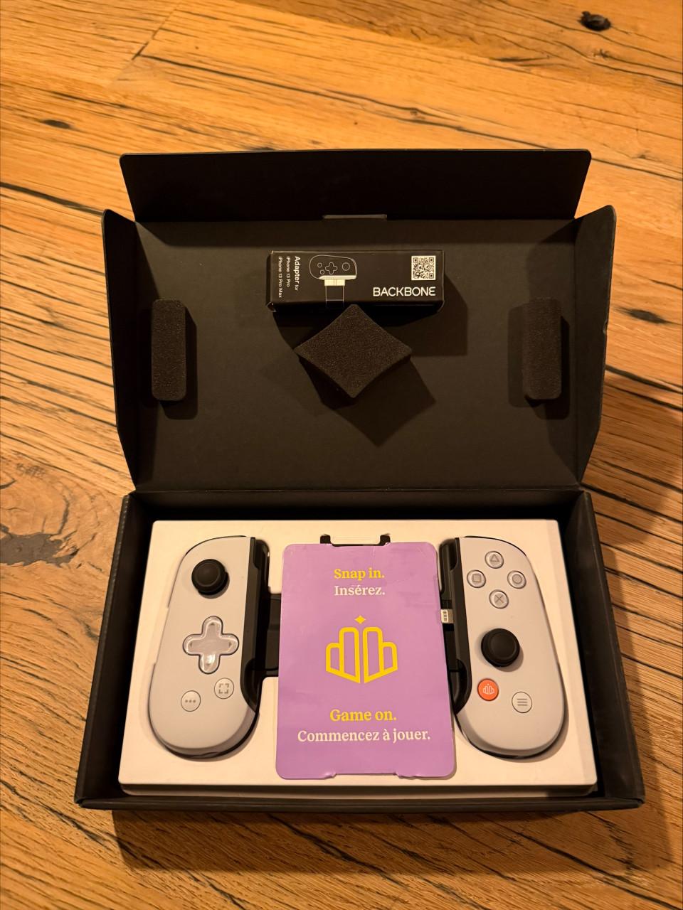 Backbone gamecontroller