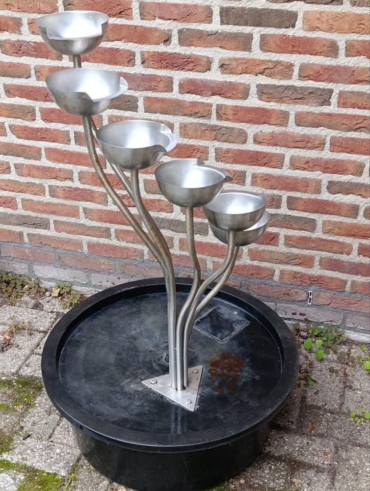 Waterornament - cascadefontein - kelkfontein met 6 schalen