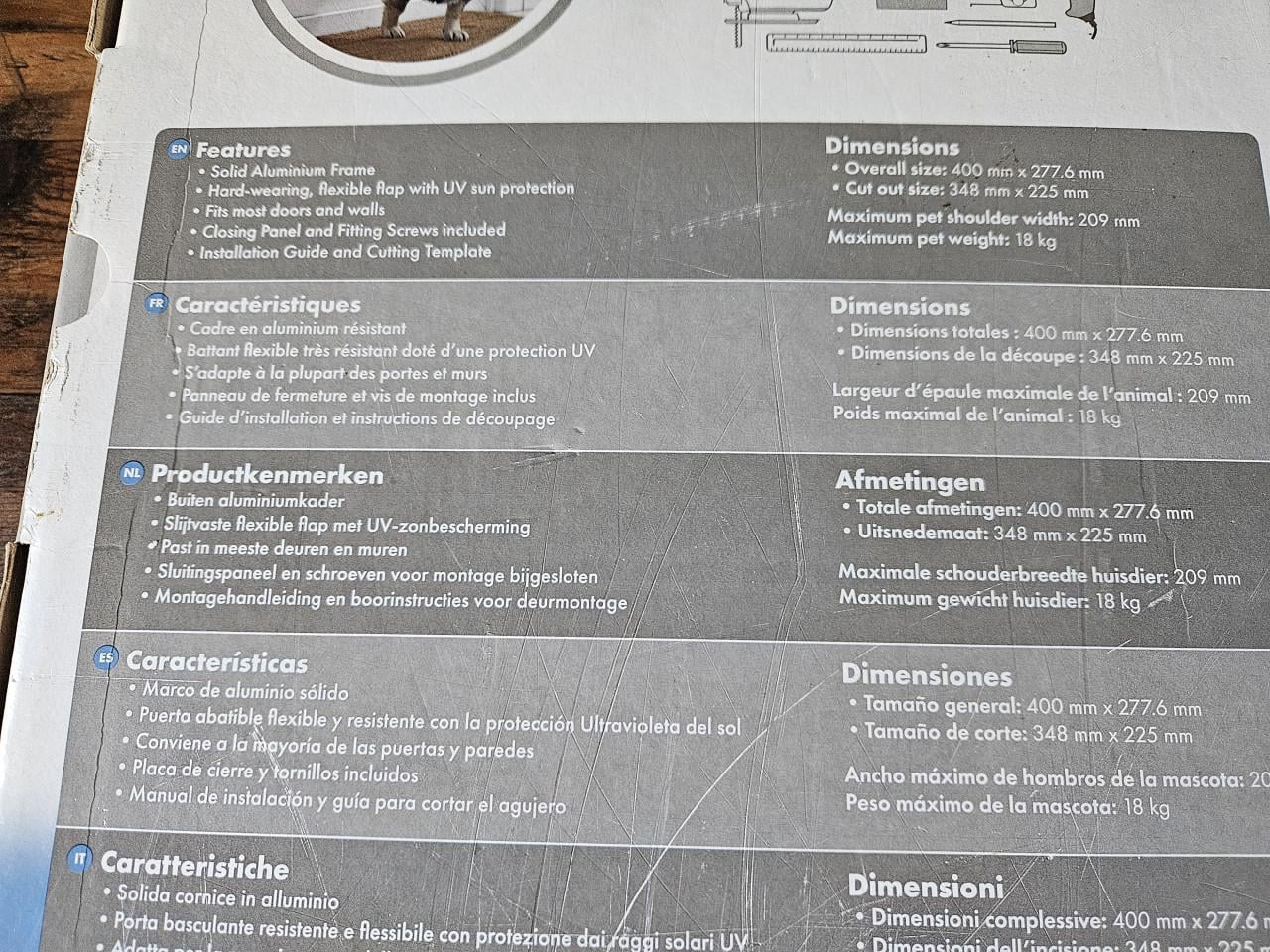 Nieuwe PetSafe Staywell aluminium hondenluik tot 18 kg