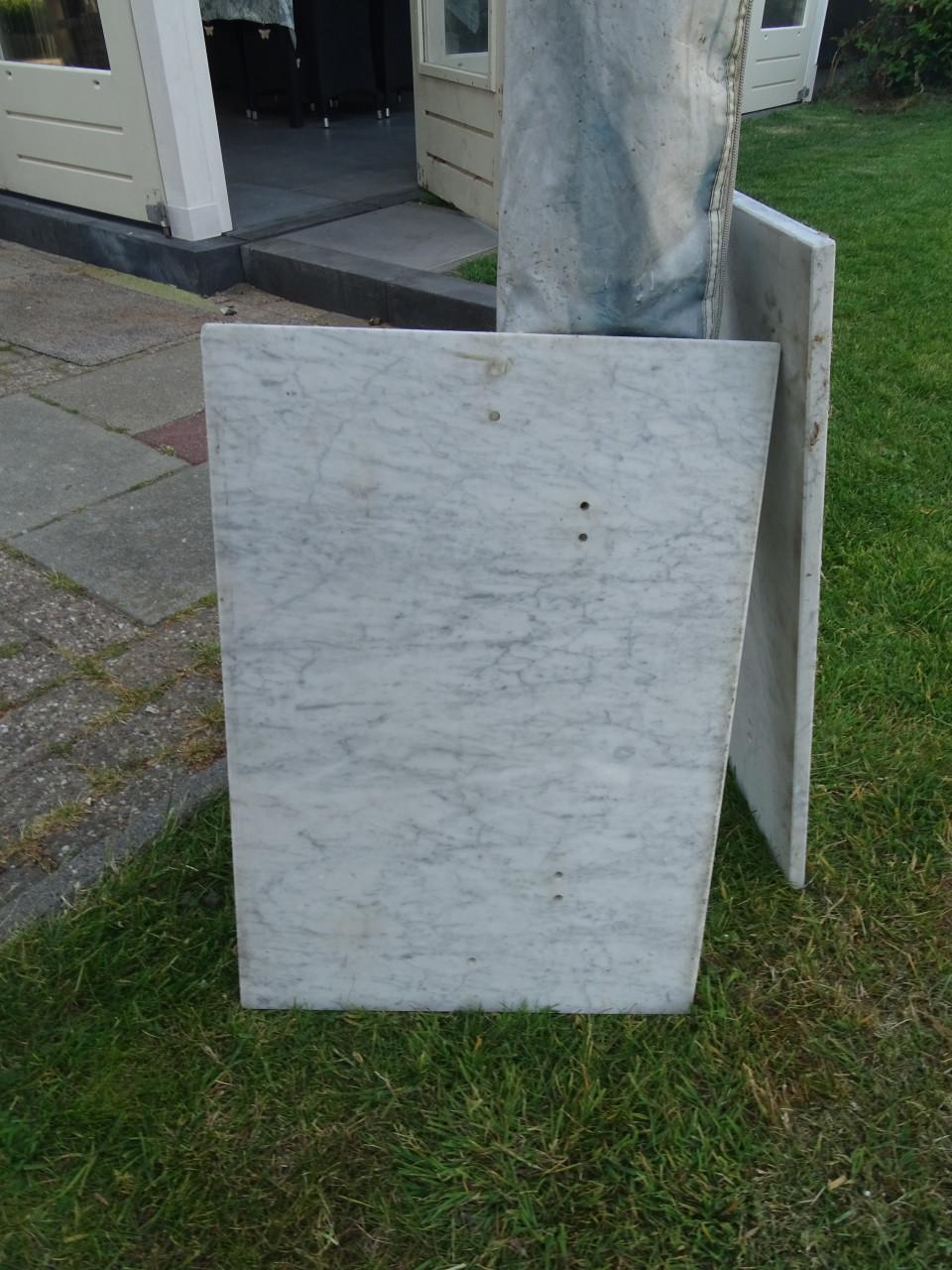 Marmeren platen