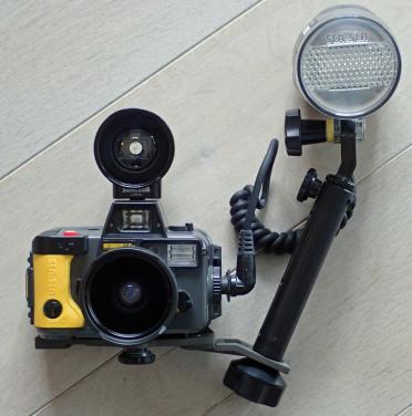 Sea & Sea Motormarine EX II + Flitser