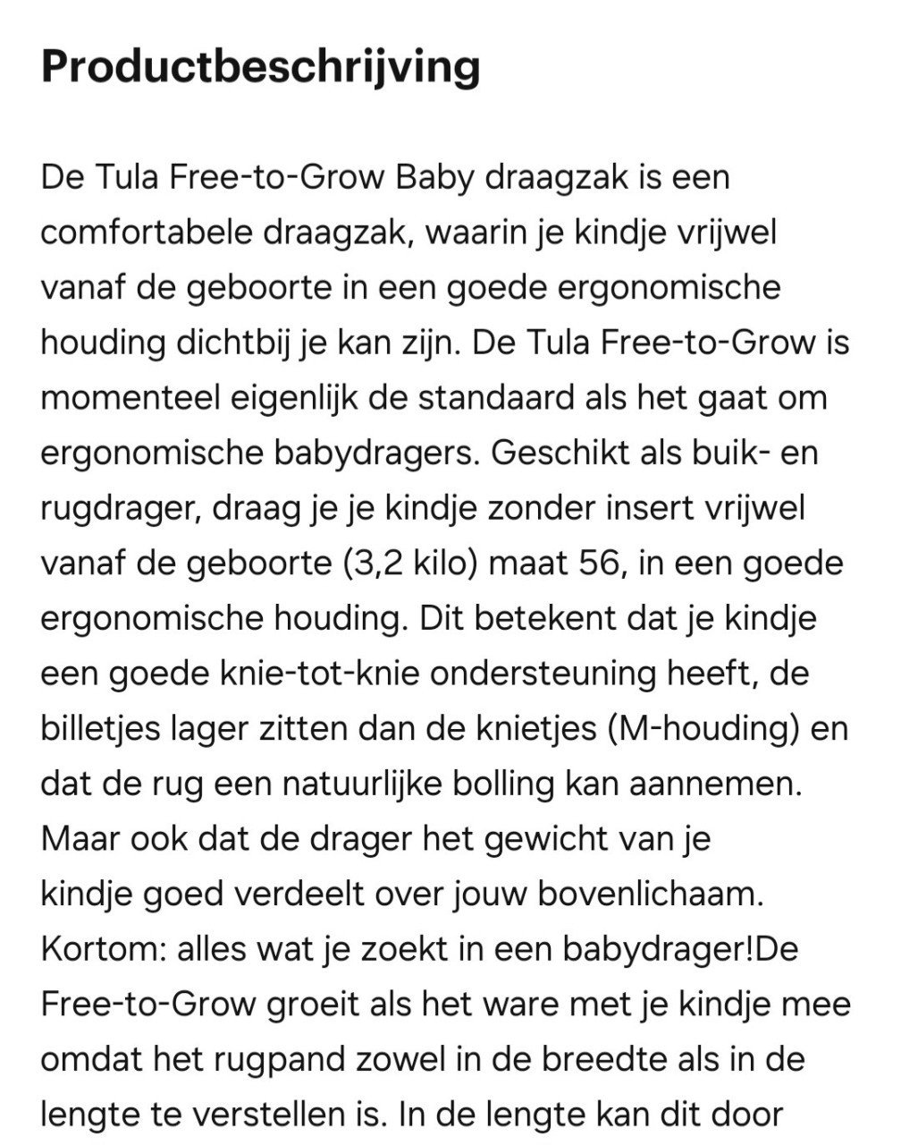 Tula free to grow draagzak