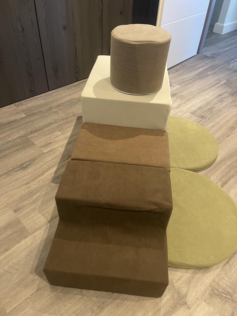 Montessori schuimrubberen klimblokken