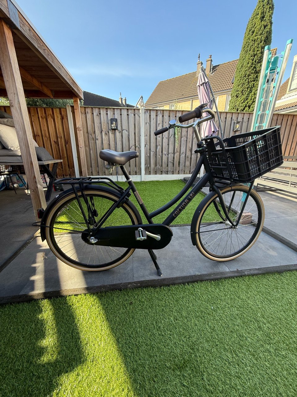 Cortina Meiden/Dames Fiets zwart - 50 inch - 3 versnellingen - z.g.a.n