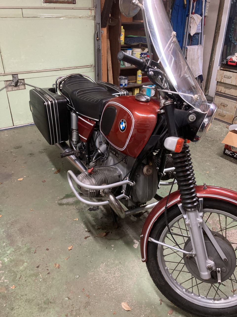 Oldtimer BMW motor 1974 R60/6