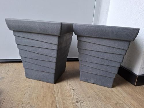 Set kunststof buitenpotten