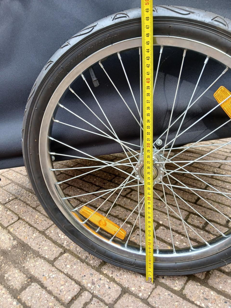 Fietskar met afdekhoes