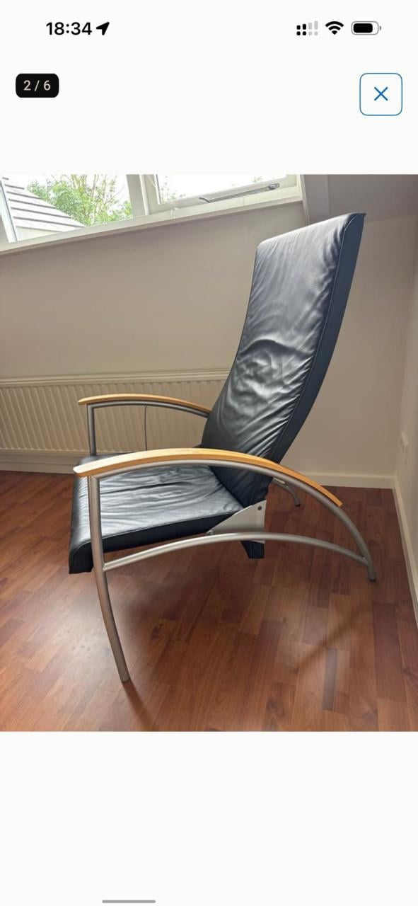 Vintage design lounge stoel