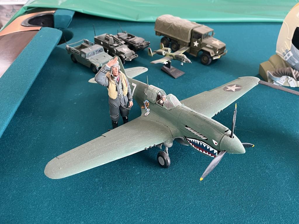 Verzameling vliegtuigmodellen