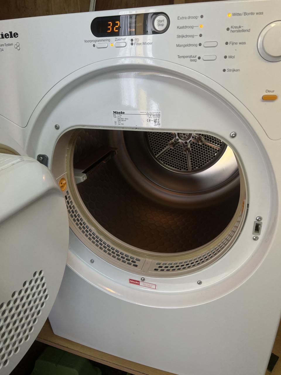 Wasdroger Miele T7734 Afvoerdroger 6 kg  Als nieuw