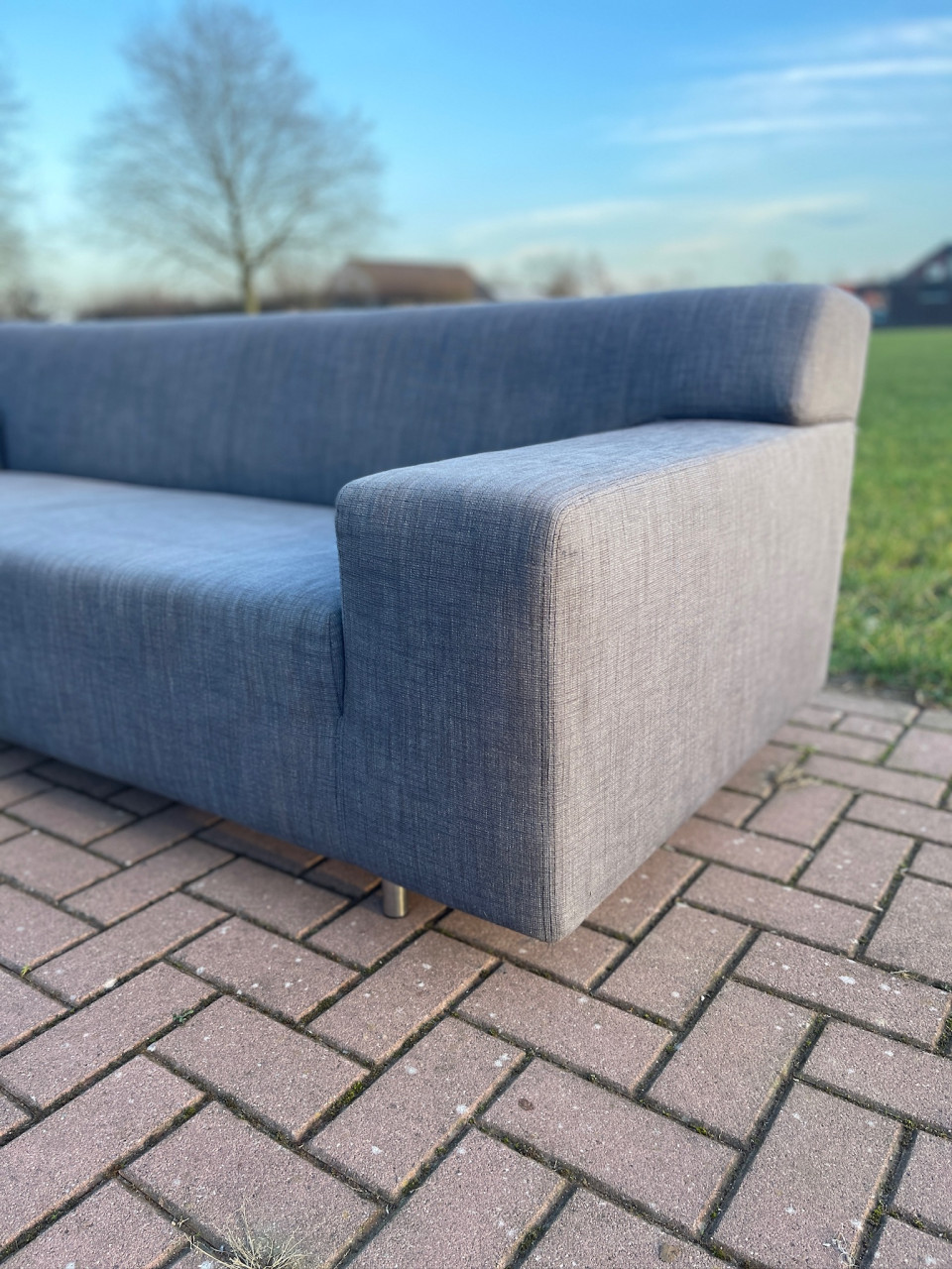 GRATIS LEVERING HEEL NL Mooie Antraciet 3-zits Bankstel