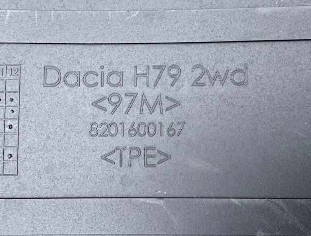 DUSTER II rubberen kofferbakmat, orig. DACIA, zware kwaliteit