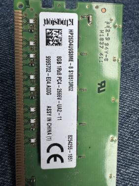 4x 8gb kingston geheugen pc4 2666