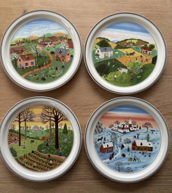 Villeroy & Boch 4 Jaargetijden borden