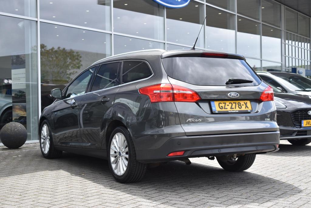 Ford Focus wagon 1.0 titanium edition | wegklapbare trekhaak | climate cont