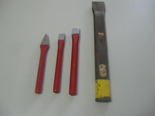 4 Ijzeren  beitels