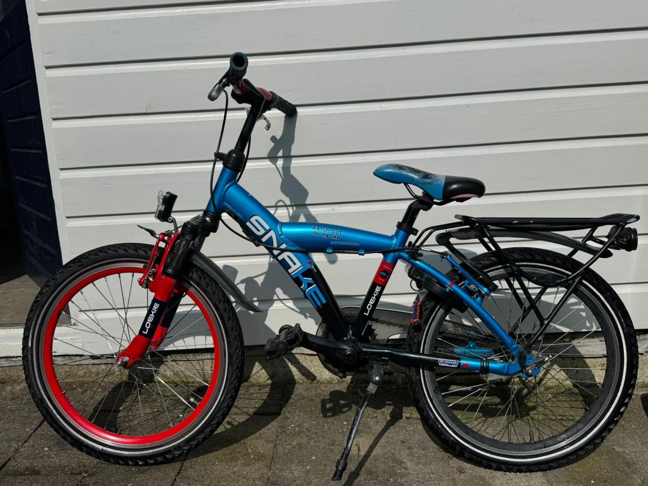 Stoere nette Loeki Snake 20 inch fiets