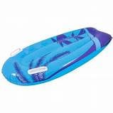 Opblaas kickboard in blauw en geel