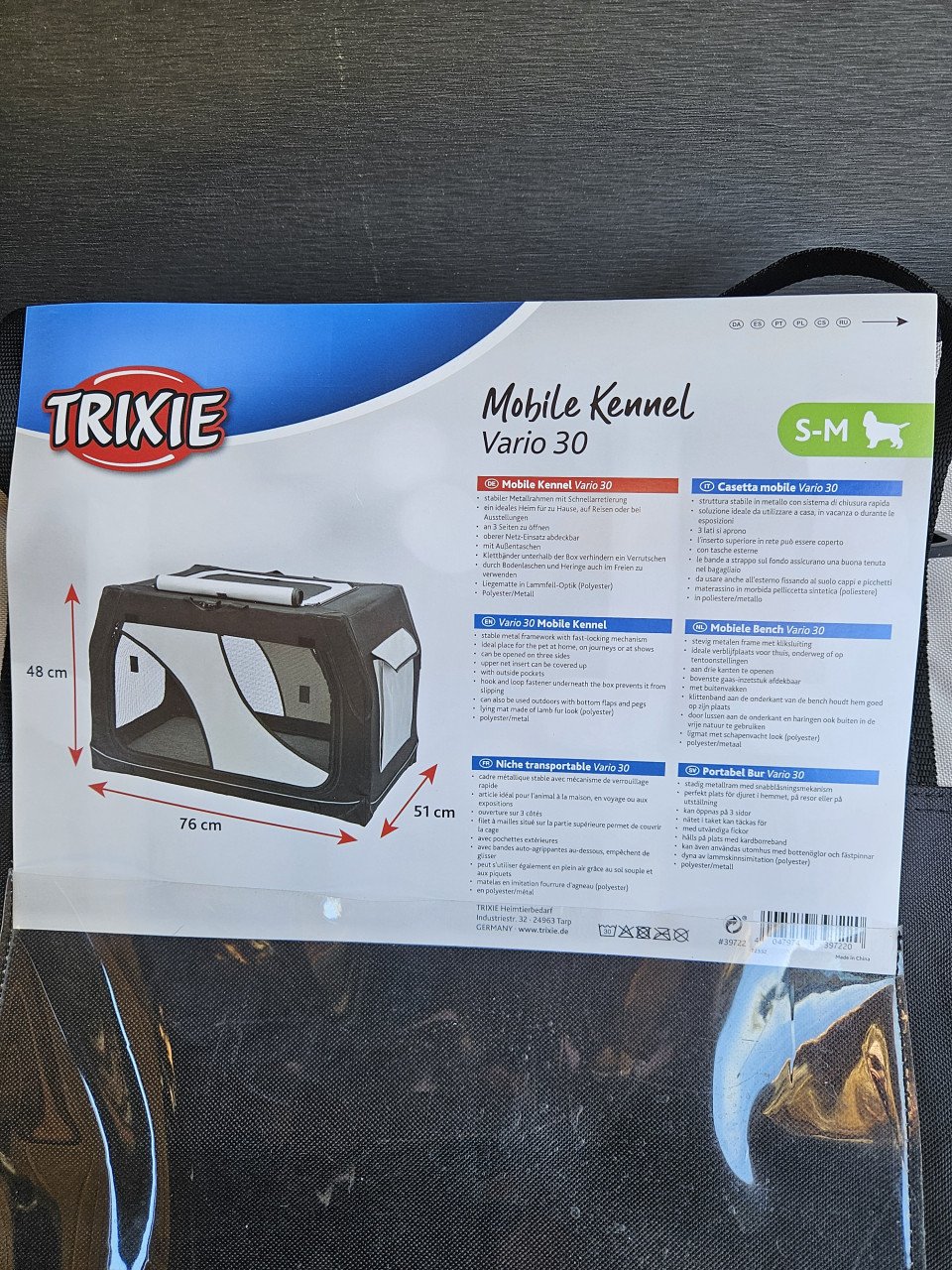 Nieuwe Trixie reisbench mobile Soft Kennel voor de hond incl tas...