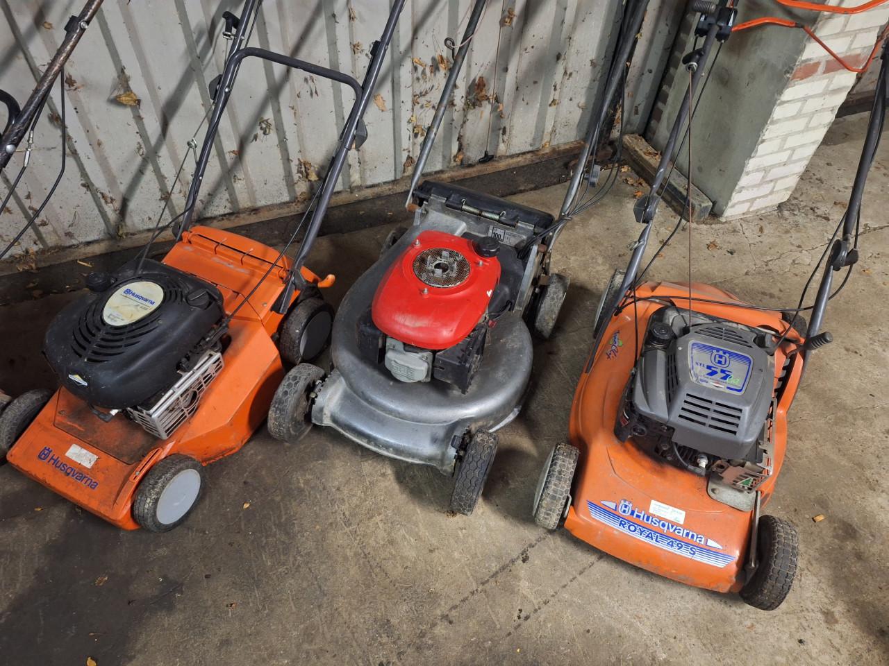 Partij grasmaaiers Honda Husqvarna HVC