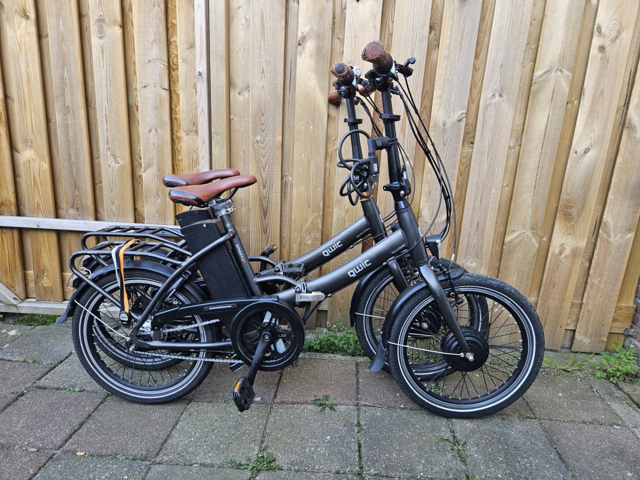 Prachtige Set Qwic Smart T-E4 elektrische vouwfietsen