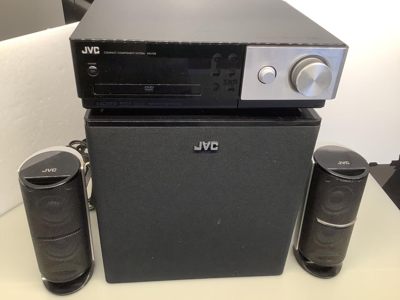 JVC Compact Component System Sophisti NX-F30 set.
