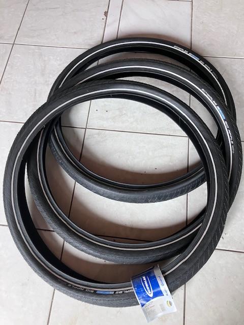 3x Schwalbe balloon Big Apple strandbanden, ideaal voor de kustmarathon.