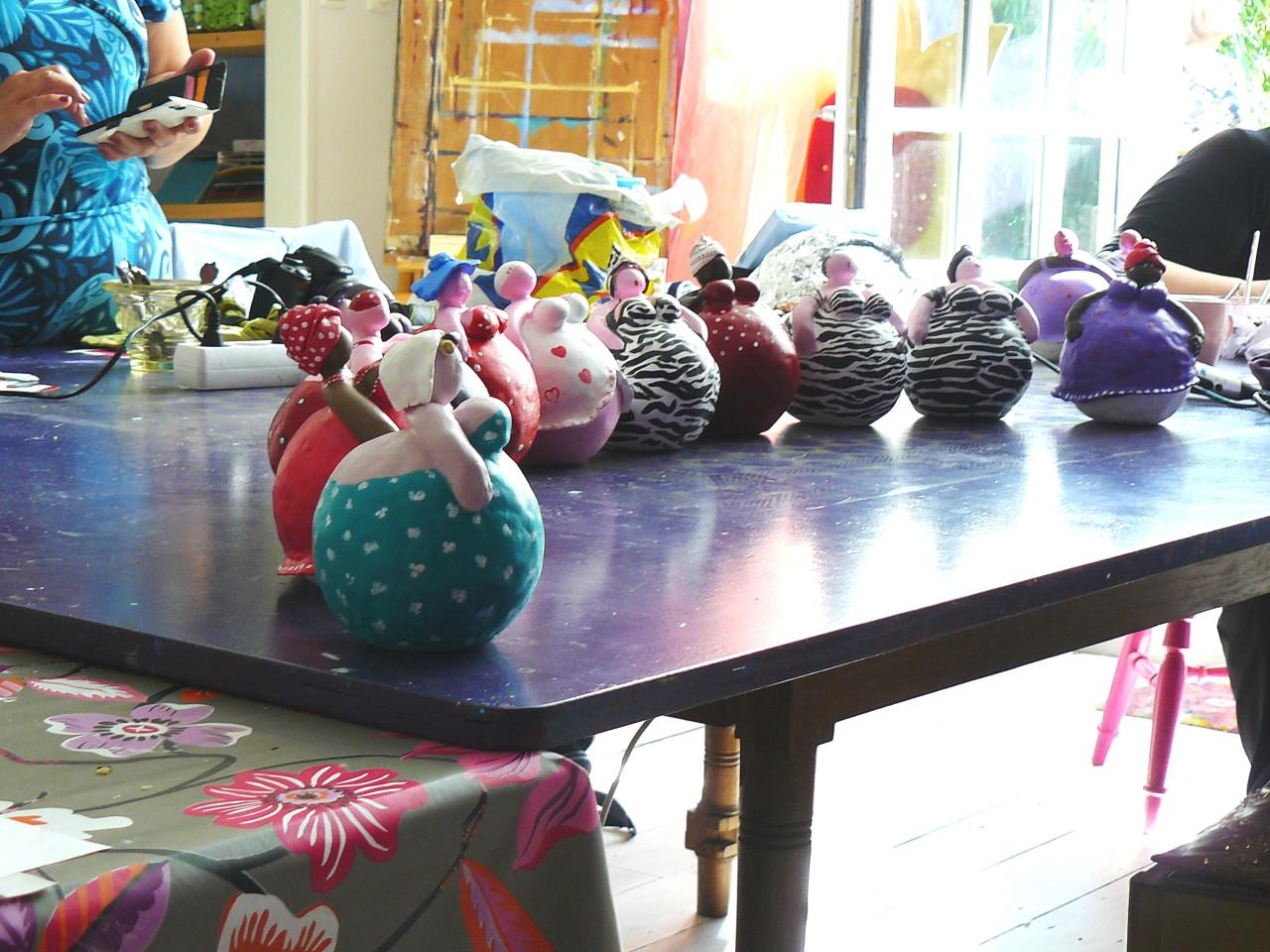 Workshop dikke dame (Heer) van klei